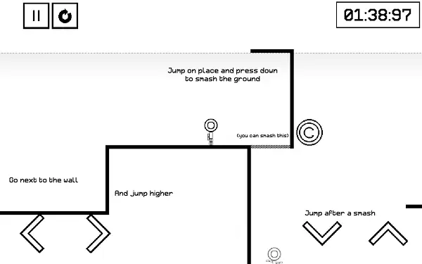OvO Unblocked - Play Free in Browser OvO Unblocked wall jump and coin collection
