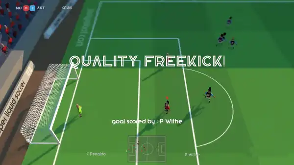 Super Liquid Soccer Unblocked - Play Free in Browser Super Liquid Soccer goal scored with celebration